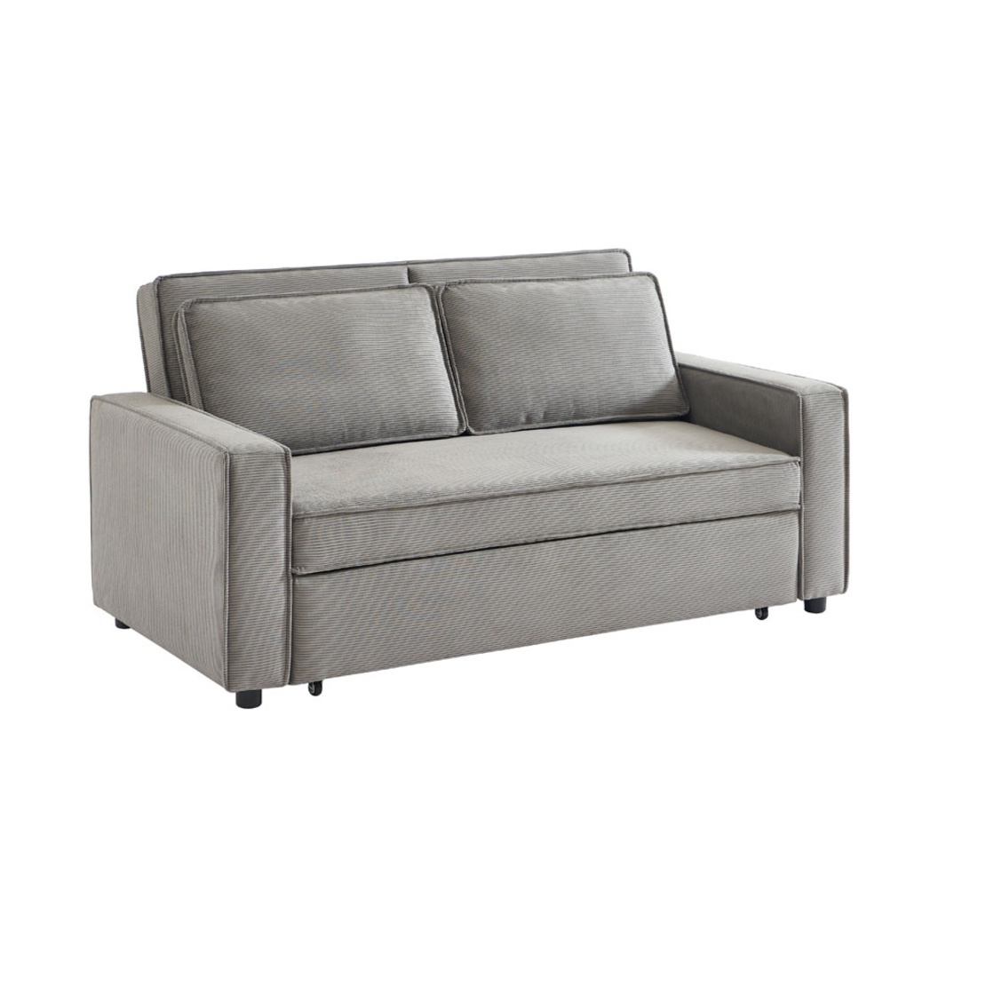 CUBO SOFA BED 3SEAT FABRIC GREY FABRIC E1