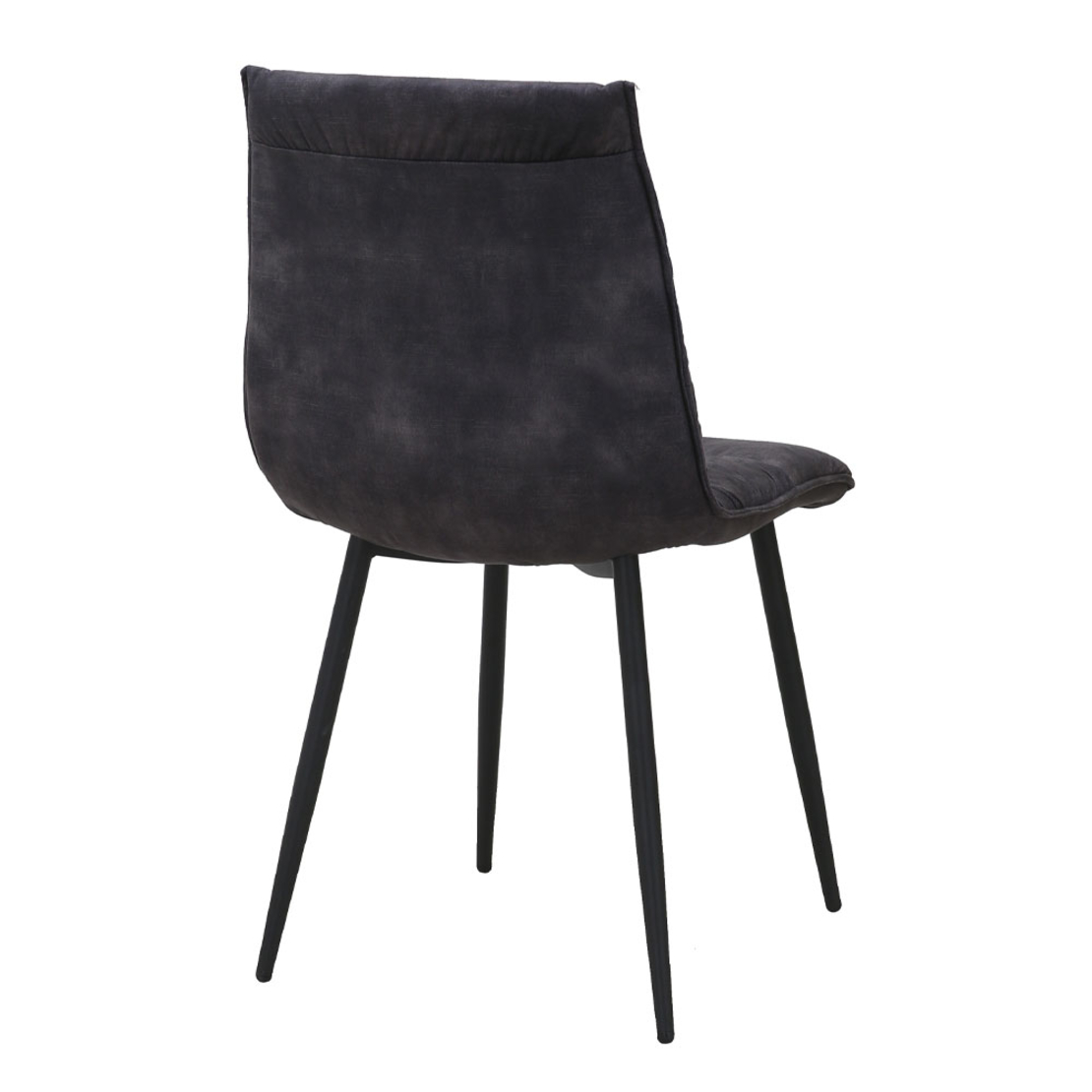 LINEA CHAIR FABRIC ANTRACITE METAL BLACK E1 PRC