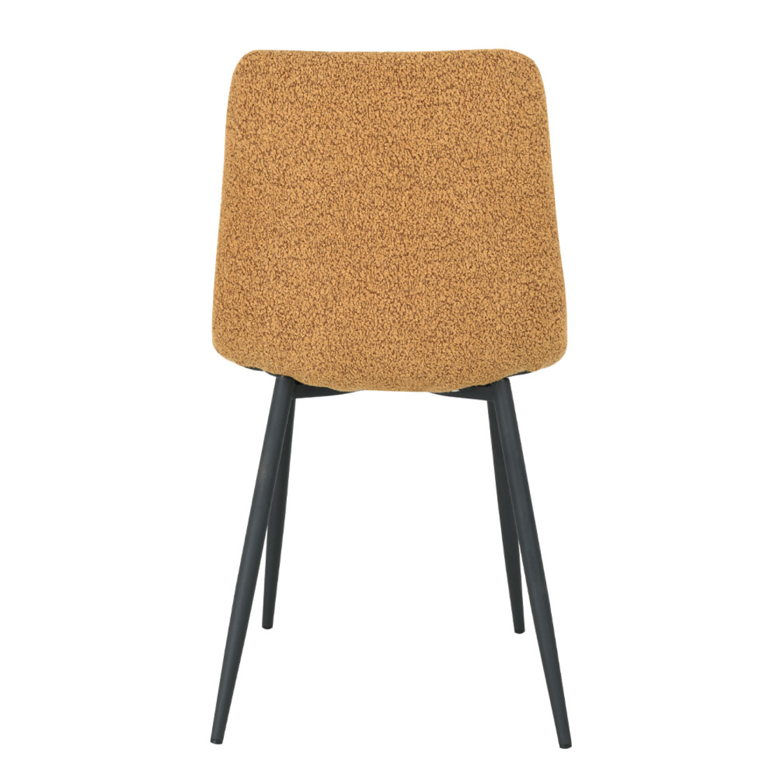 PRAGA CHAIR FABRIC MUSTARD METAL BLACK E1 PRC