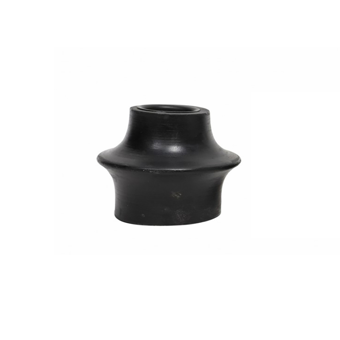 KREISEL L CANDLE HOLDER WOOD MANGO BLACK D12xH9cm