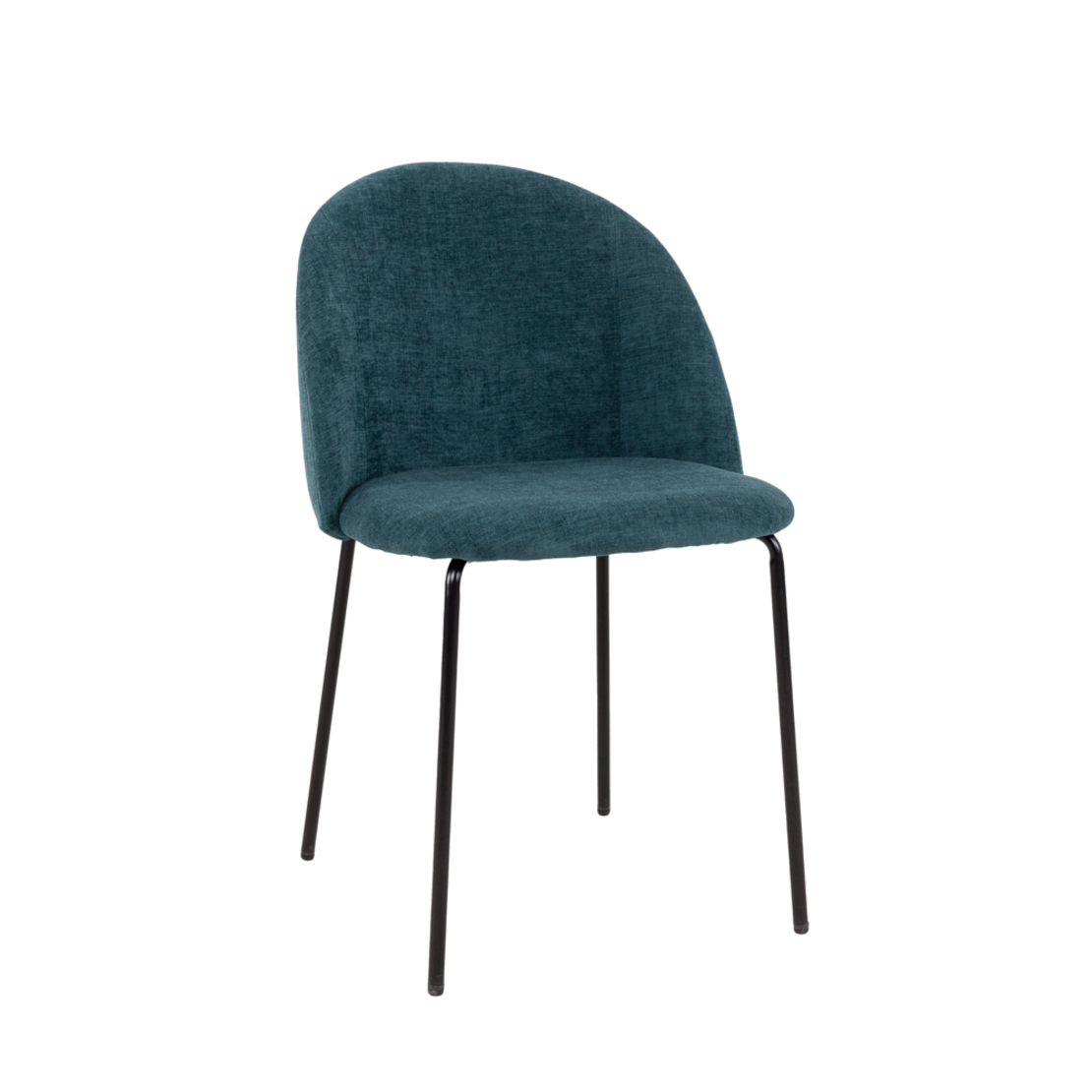 EGG CHAIR FABRIC WATER GREEN METAL BLACK E1 PRC