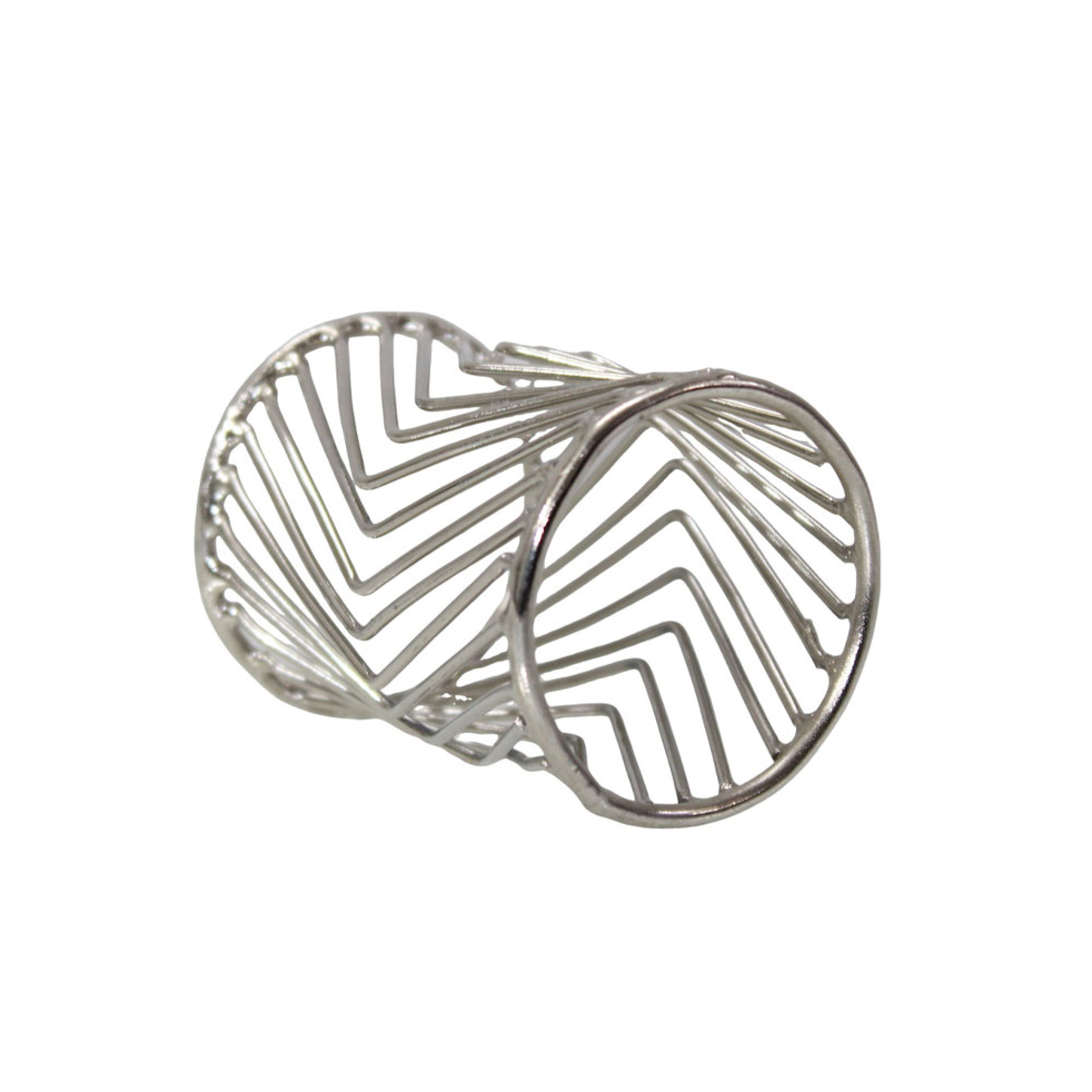 AZUR CASE NAPKIN RING ALUMINIUM SILVER 4,5x4,5xH3c