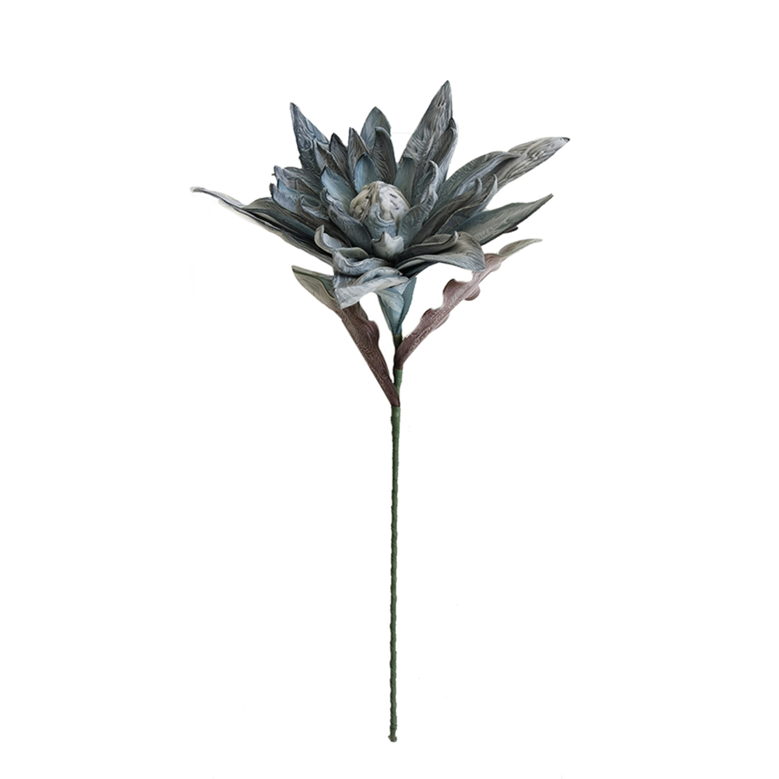 LITMUS ARTIFICIAL FLOWER EVA FOAM BLUE GREY H80cm
