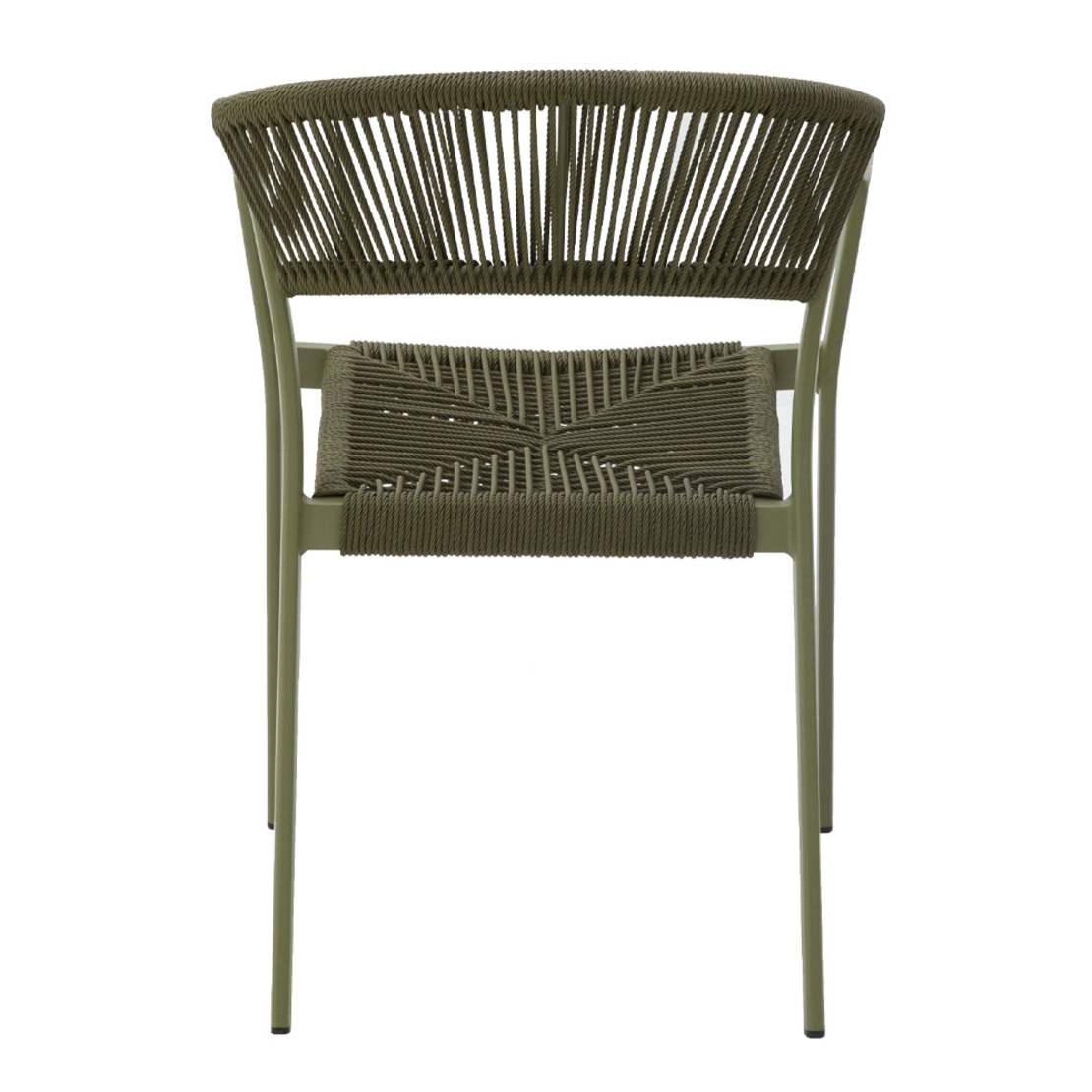 MAGIC ARMCHAIR ALUMINIUM OLIVE GREEN 56x59,5xH80cm PRC