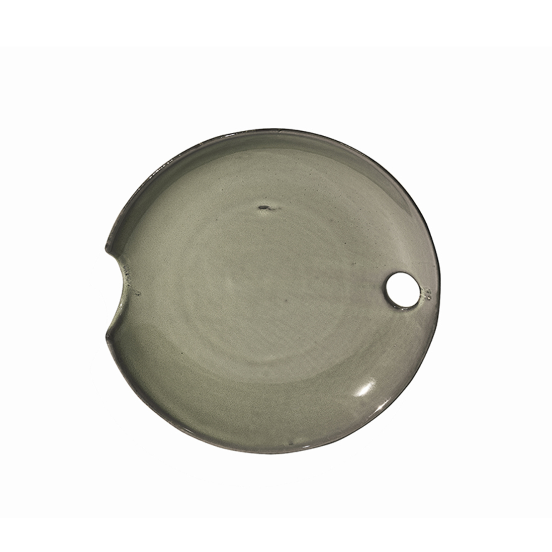 ROND PLATTER CERAMIC MINT D29,5xH4,5cm PRC