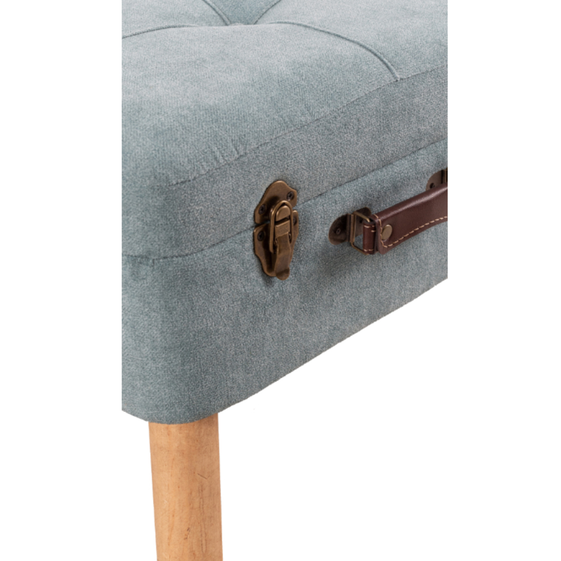 BABUS STOOL FABRIC GREY MINT PETROL E1 PRC