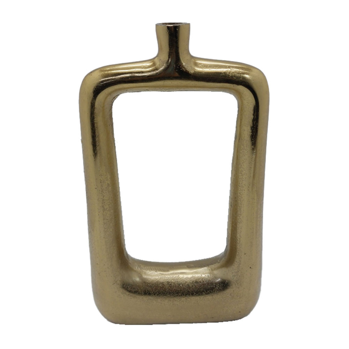 NAZAR VASE ALUMINIUM GOLD 25,5x7,5xH41,25cm IN
