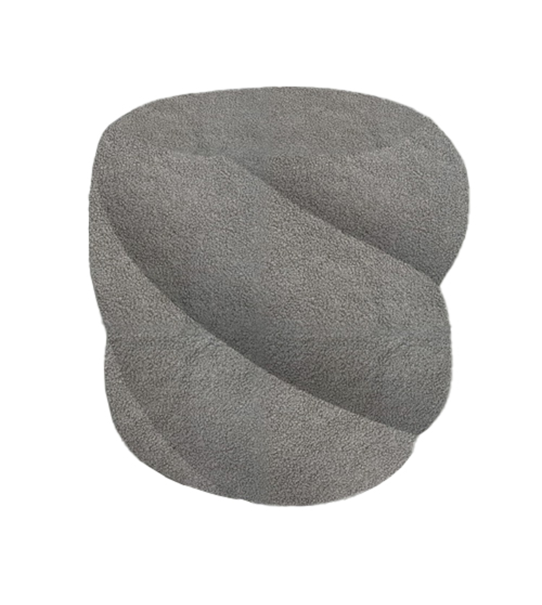 FLUFFI STOOL FABRIC GREY LIGHT E1 PRC