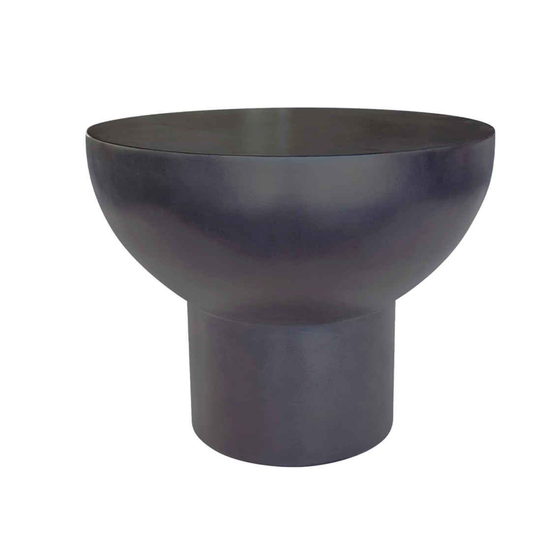 NECK COFFEE TABLE CEMENT BLACK 55x55xH45cm VN