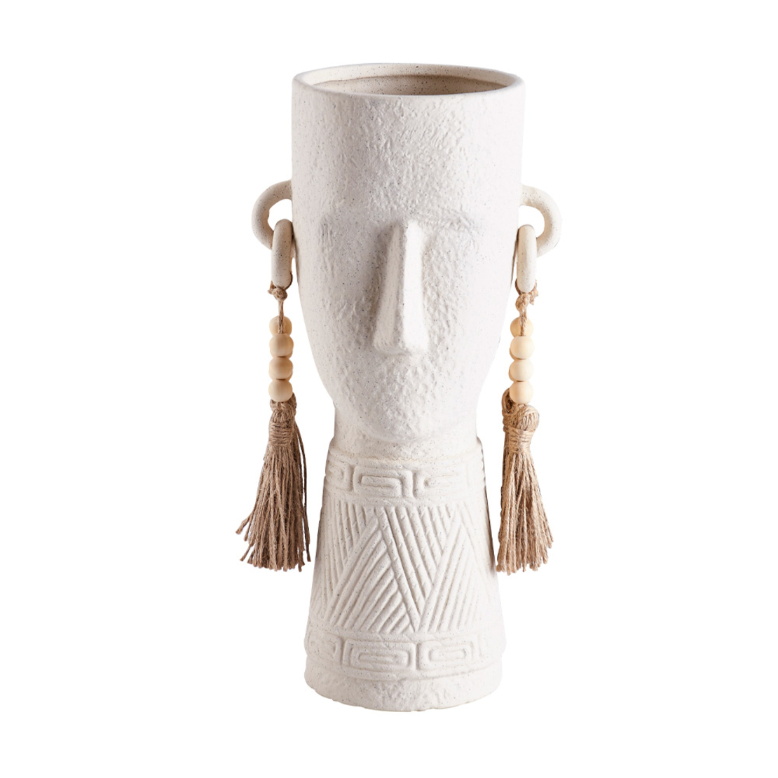ERIS VASE CERAMIC BEIGE 20x17xH40cm PRC