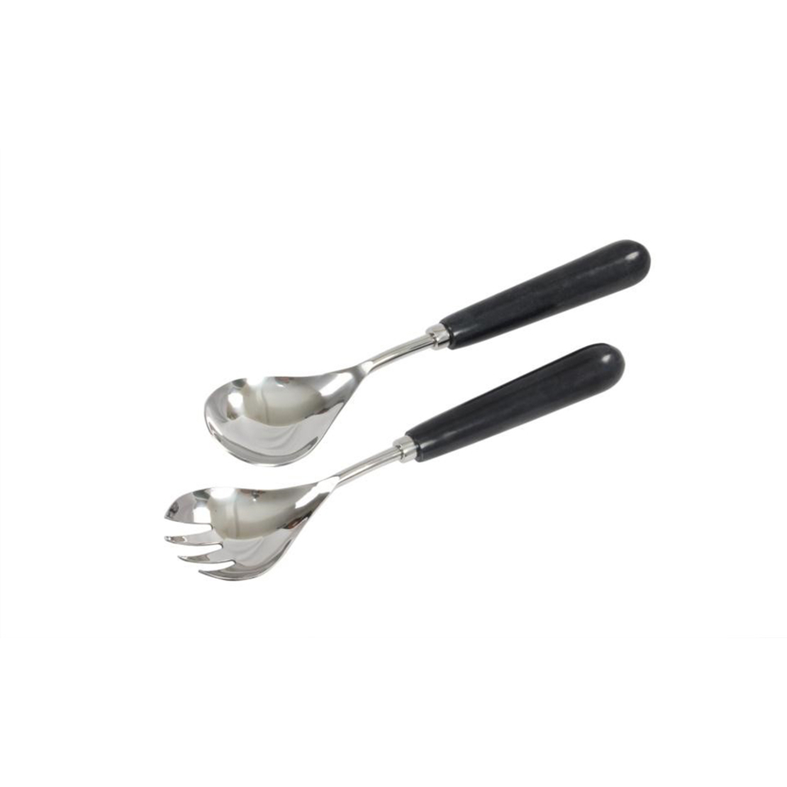 MARMO SERVING SET STEEL MARBLE BLACK 28x6xH2cm IN