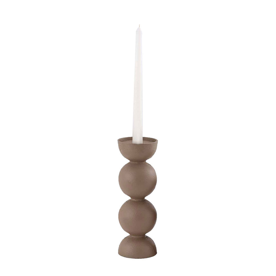 FORMAS CANDLE HOLDER ALUMINIUM 8x8xH24cm IN