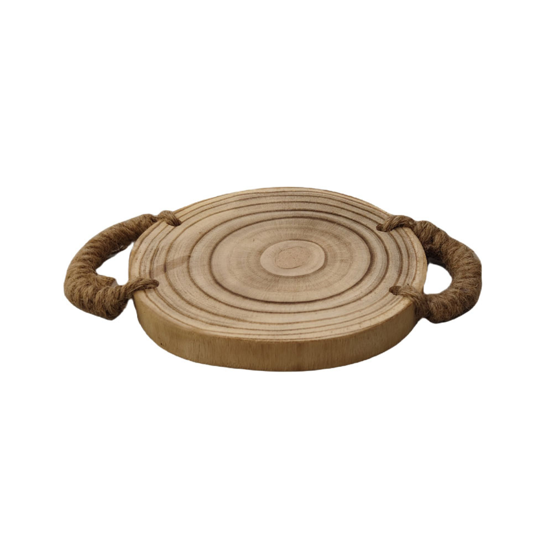 KENGO TRAY WOOD NATURAL 20x20xH2cm PRC