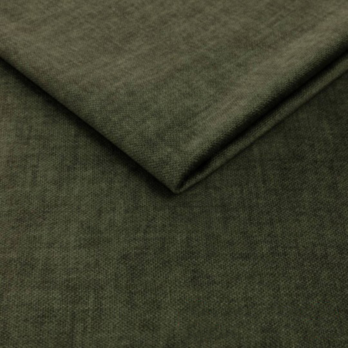 BOX STOOL EASY CLEAN FABRIC OLIVE GREEN E1 EU
