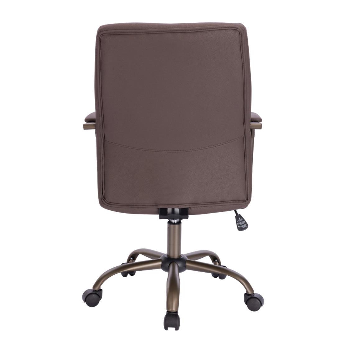 KORD CHAIR DESK FABRIC BROWN METAL GUNMETAL 58,5x6