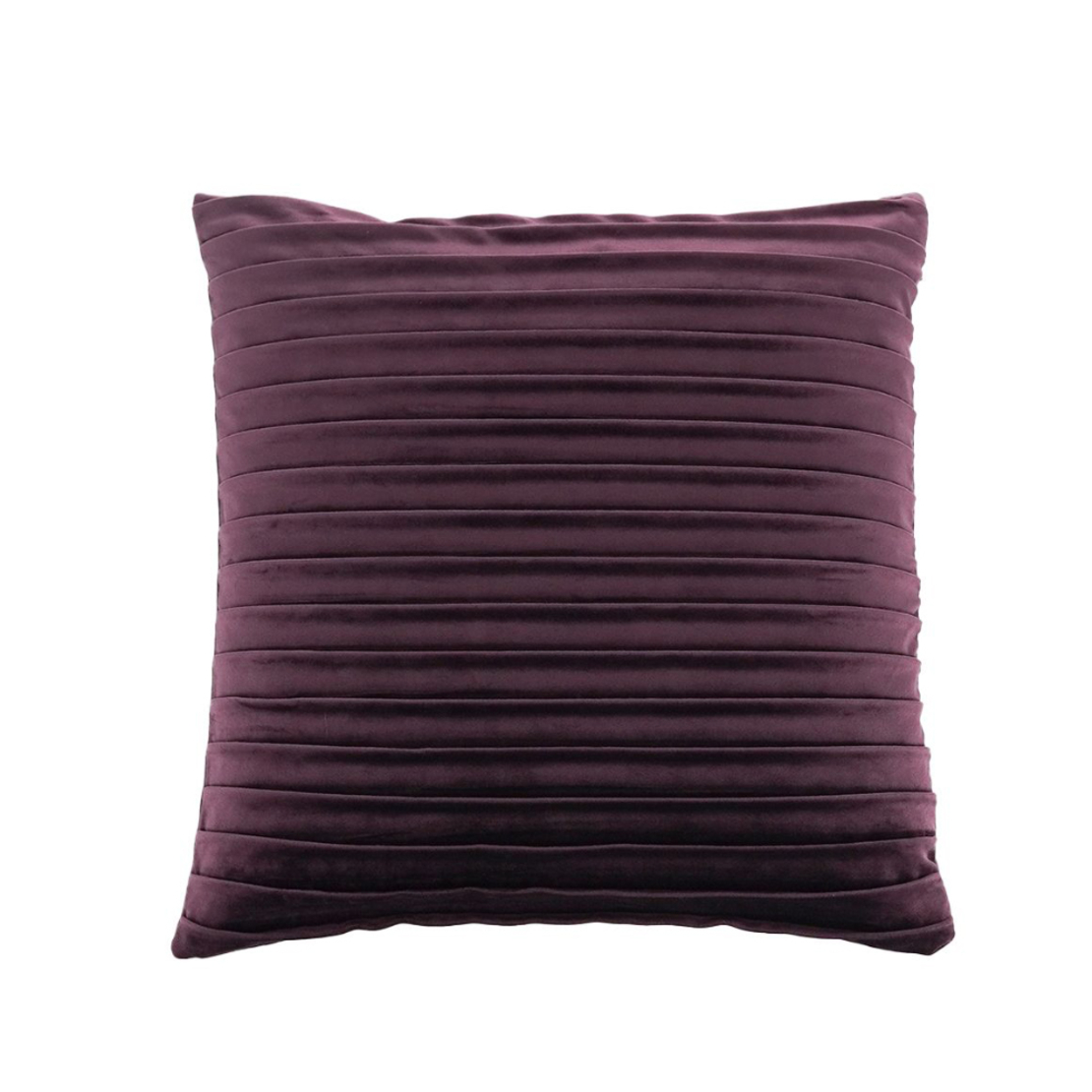 PLISSE DECOR CUSHION VELVET PURPLE 45x45cm PRC