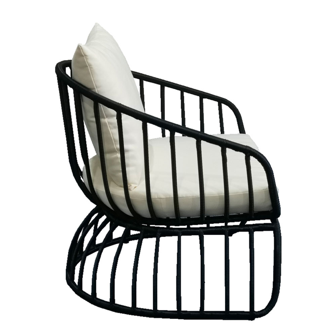 MISA ARMCHAIR RATTAN BLACK 78x85xH75cm PRC