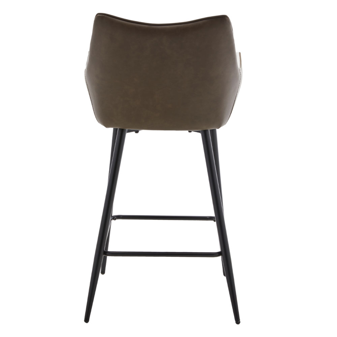 MALONE STOOL BAR EASY CLEAN FABRIC BEIGE OLIVE GREEN METAL BLACK E1 PRC