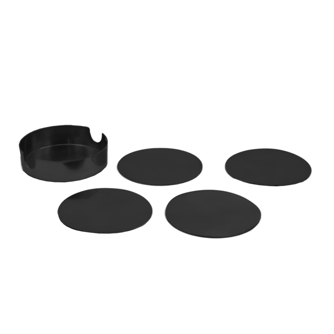 COAL COASTER ALUMINIUM GRAPHITE D11xH3cm IN