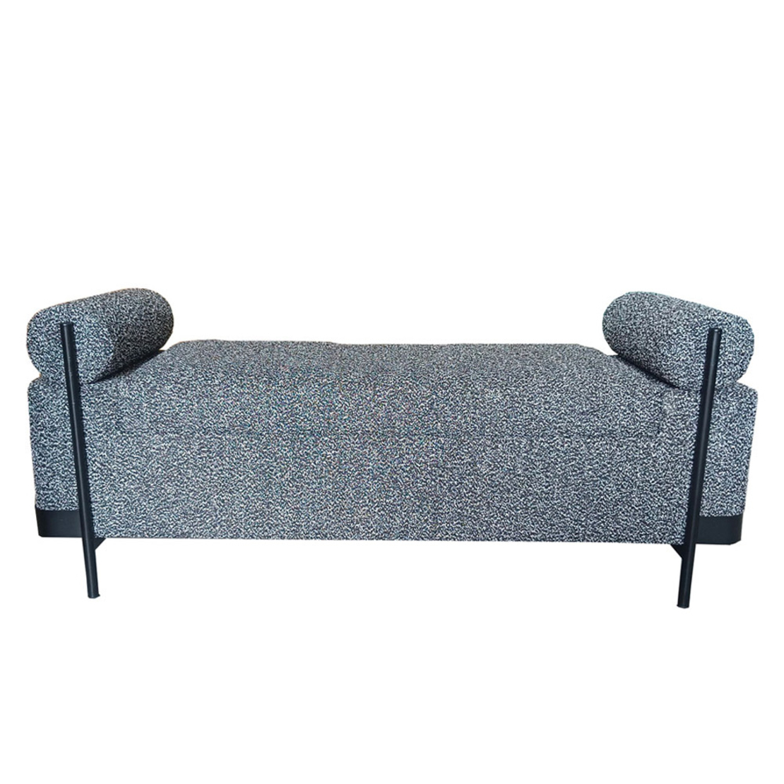 STUDIO STOOL FABRIC BLACK METAL E1 PRC