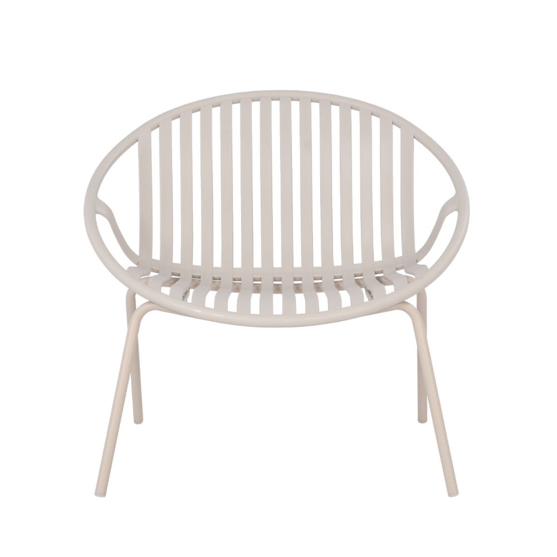NADIN ARMCHAIR SET 2PCS PP OFF WHITE PRC