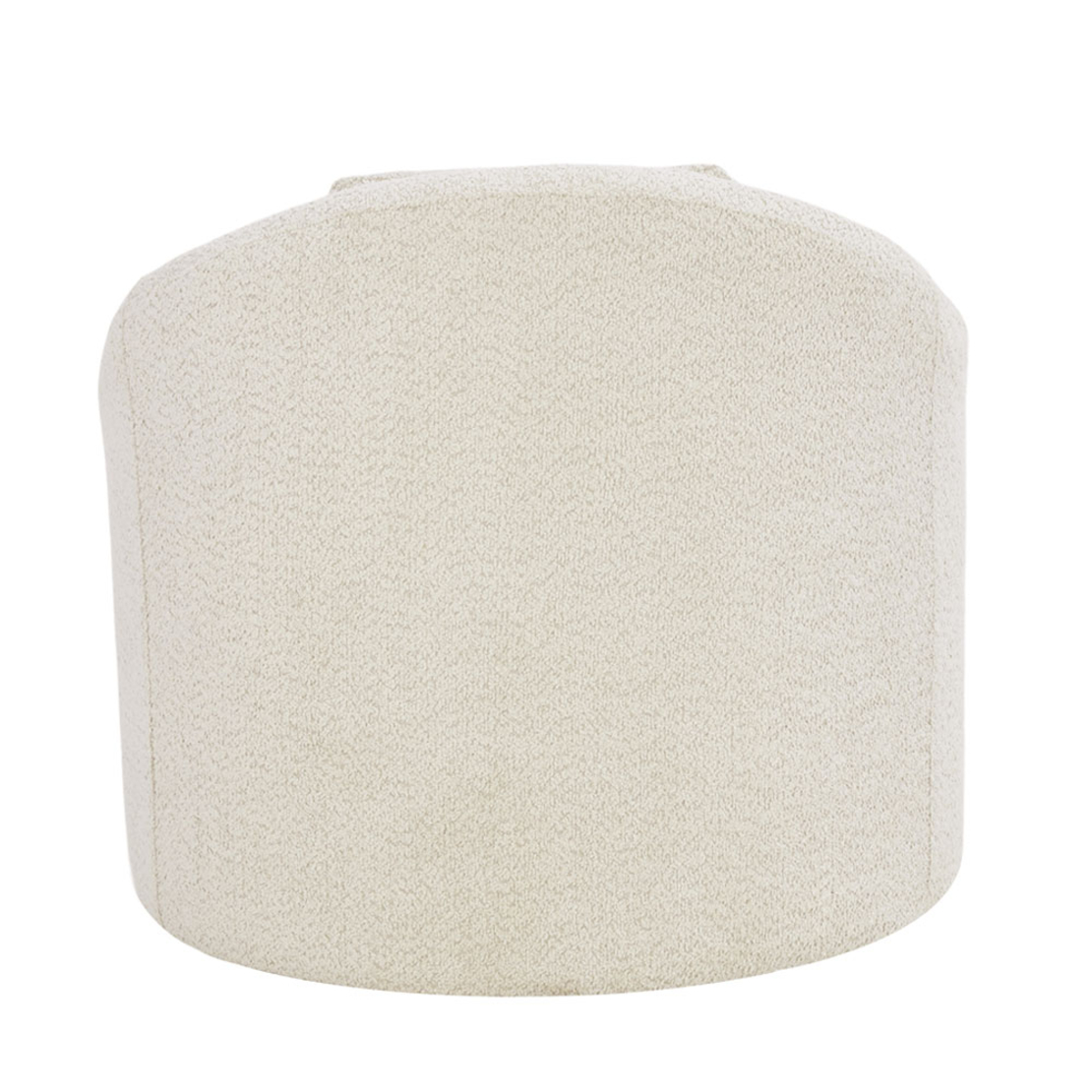 SOFTY ARMCHAIR SWIVEL FABRIC CREAM METAL E1 PRC