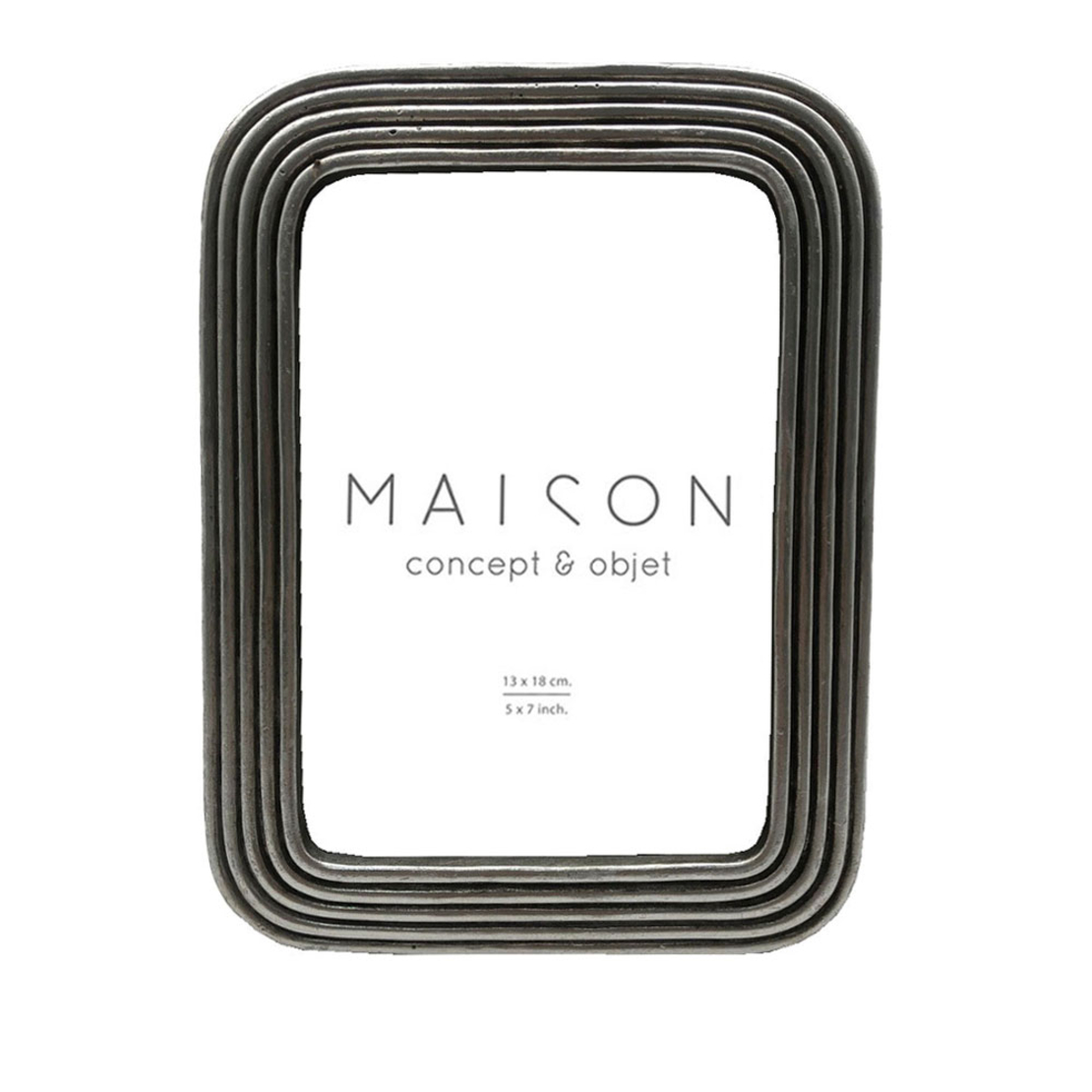 EDAN PHOTO FRAME POLYRESIN GLASS SILVER 17x1,8xH21