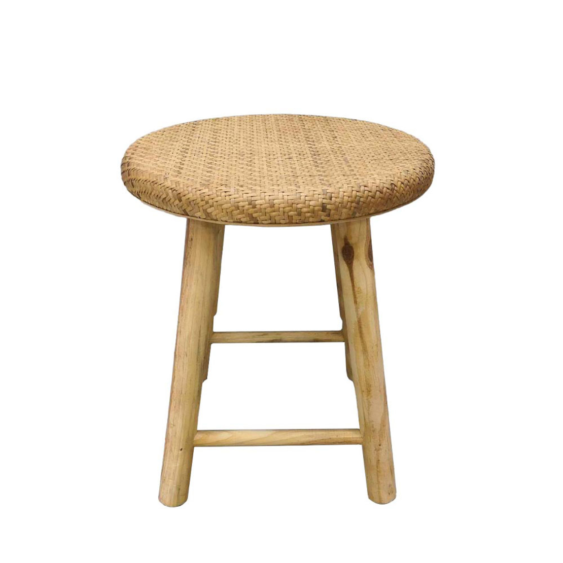 KAMIRA STOOL FIR WOOD NATURAL RATTAN NATURAL PRC