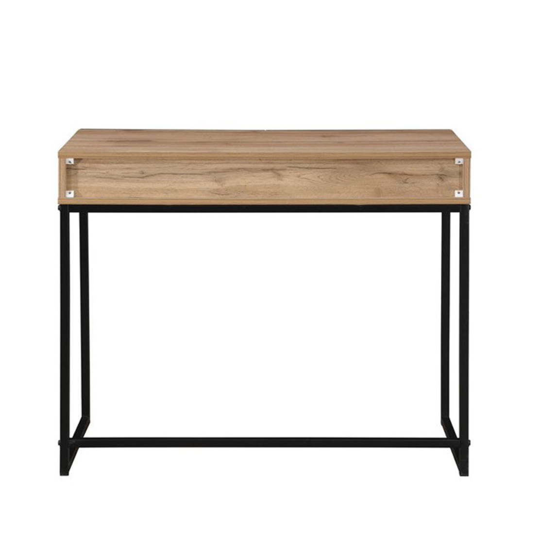 VERDE CONSOLE 2DRAWERS CHIPBOARD WITH MELAMINE CARTA NATURAL MINT CHIPBOARD WITH MELAMINE CARTA BLACK 90x42x75 E1