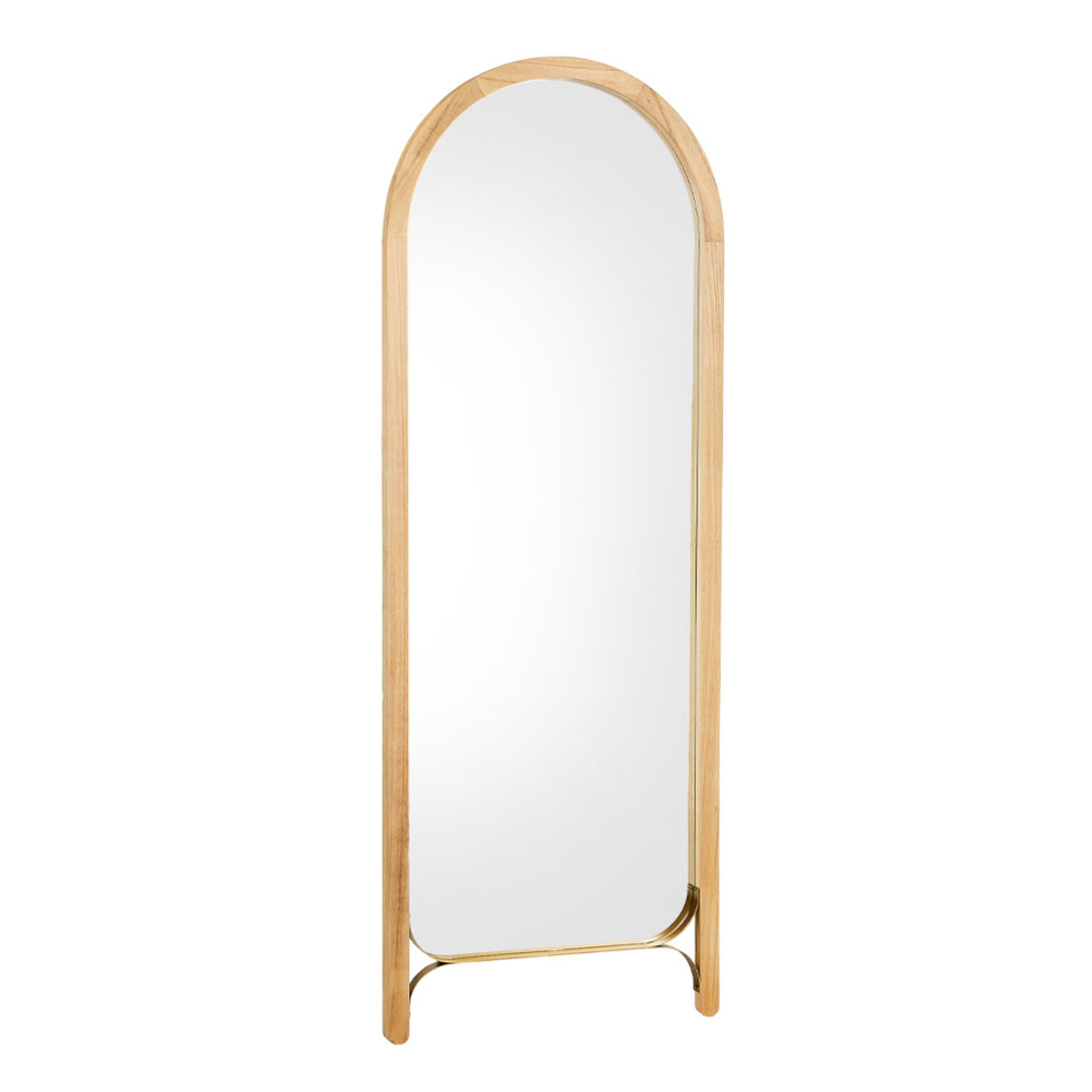 SPETSES MIRROR WOOD NATURAL 66xH182cm E1 PRC