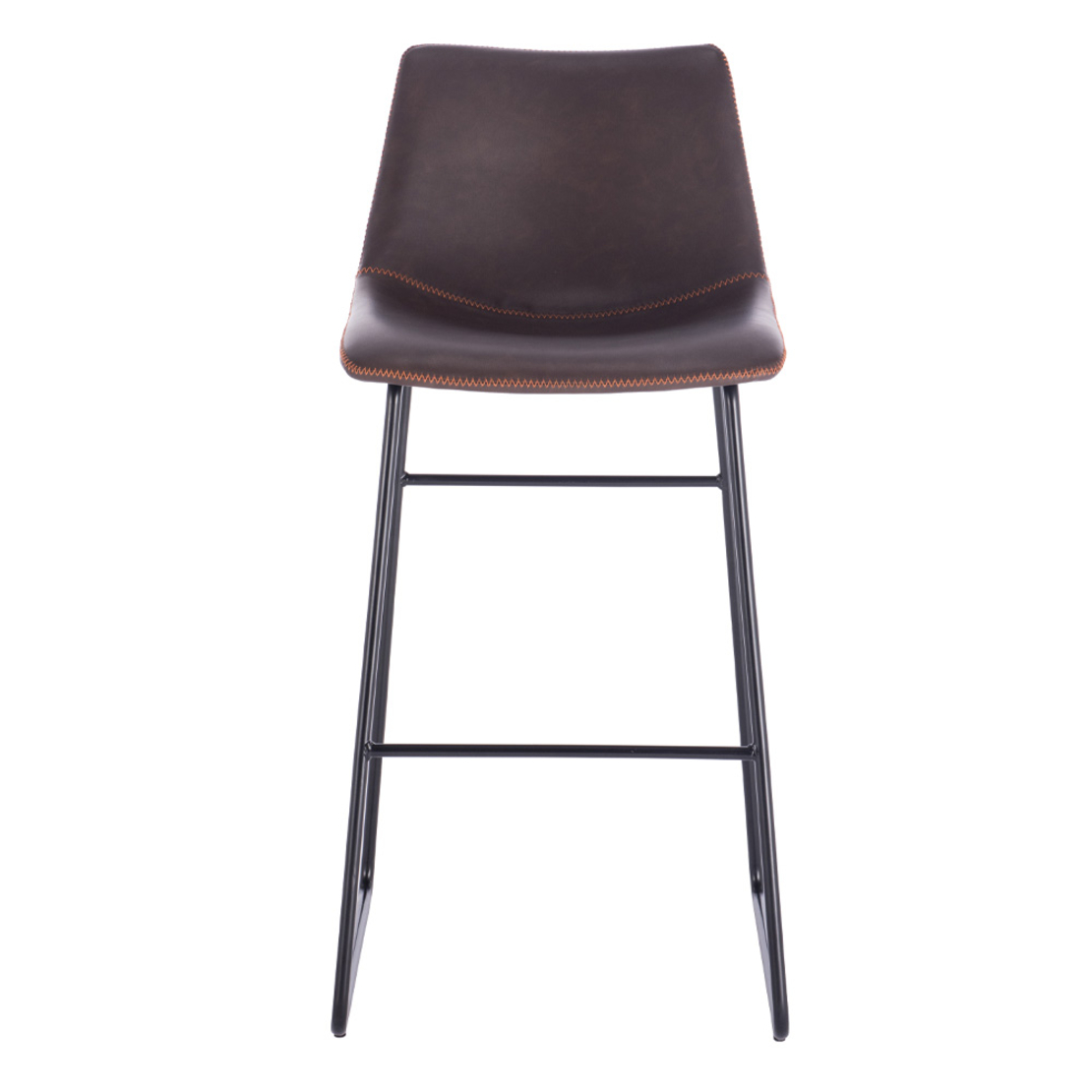 NUEVO XL STOOL BAR FABRIC BROWN ANTIQUE WASHED BLA