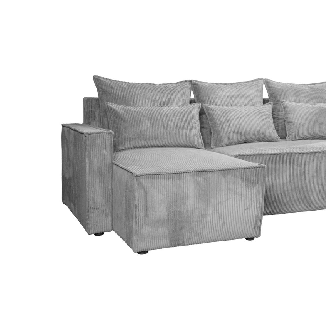 SAY SOFA BED REVERSABLE EASY CLEAN FABRIC GREY LIGHT E1 EU