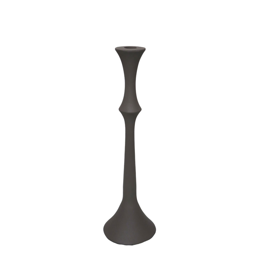 FINTON CANDLE HOLDER 11x11x38 ALUMINIUM MUD