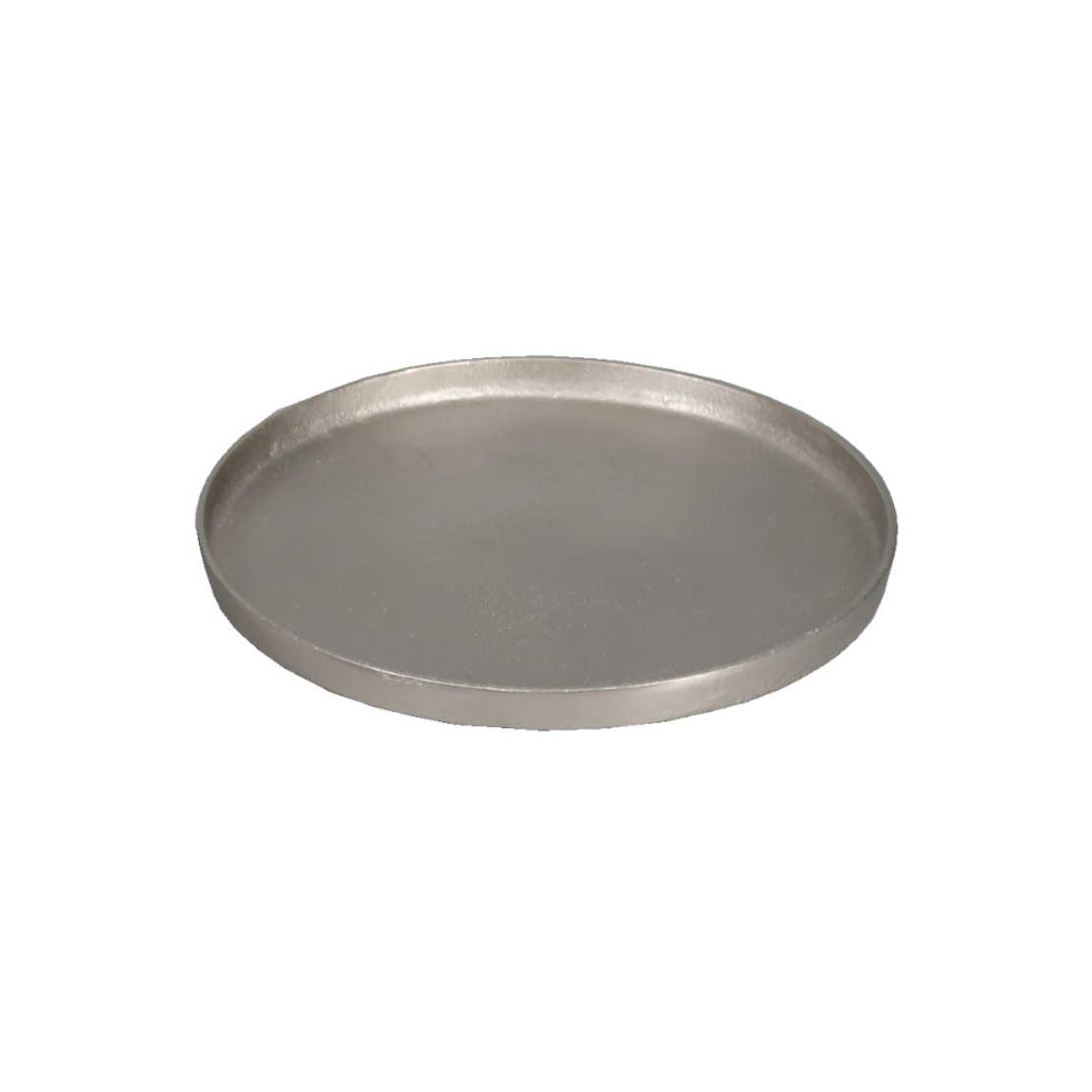 PERI TRAY ALUMINIUM SILVER MATTE D29xH2cm IN