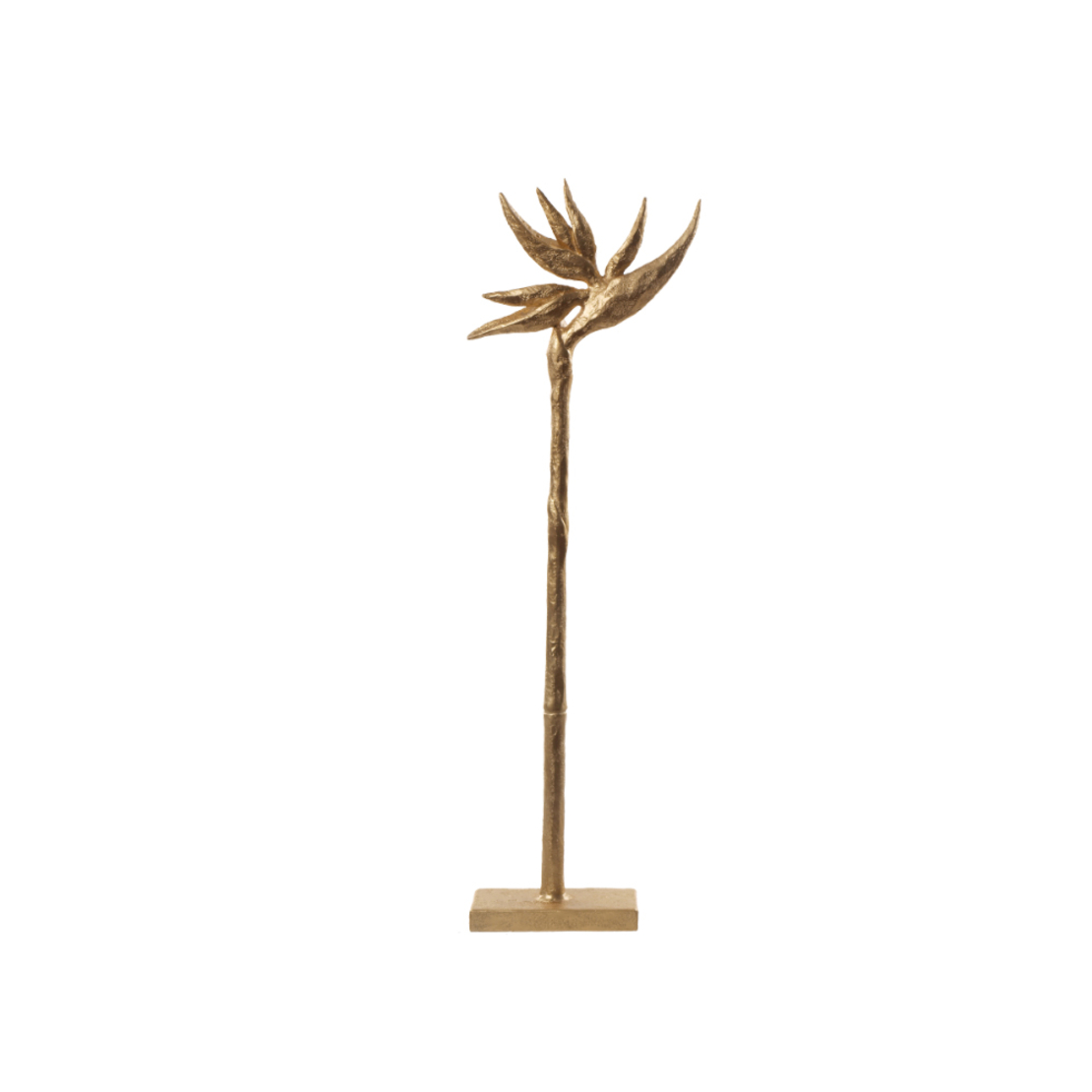 PARADISE BIRD DECO POLYRESIN GOLD 23x9xH75cm PRC