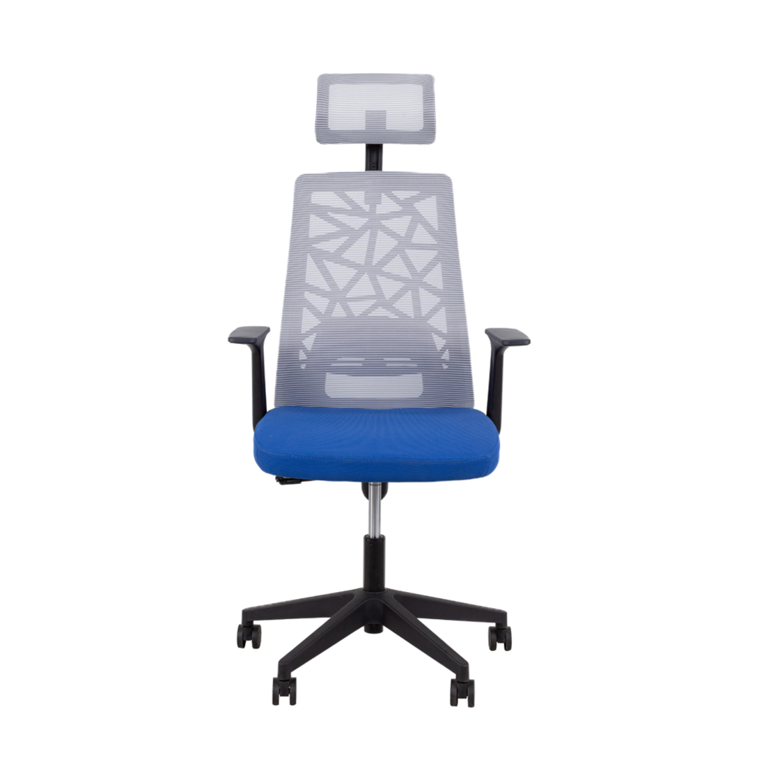 VITRIO CHAIR DESK FABRIC GREY BLUE 63x59xH127cm E1 PRC