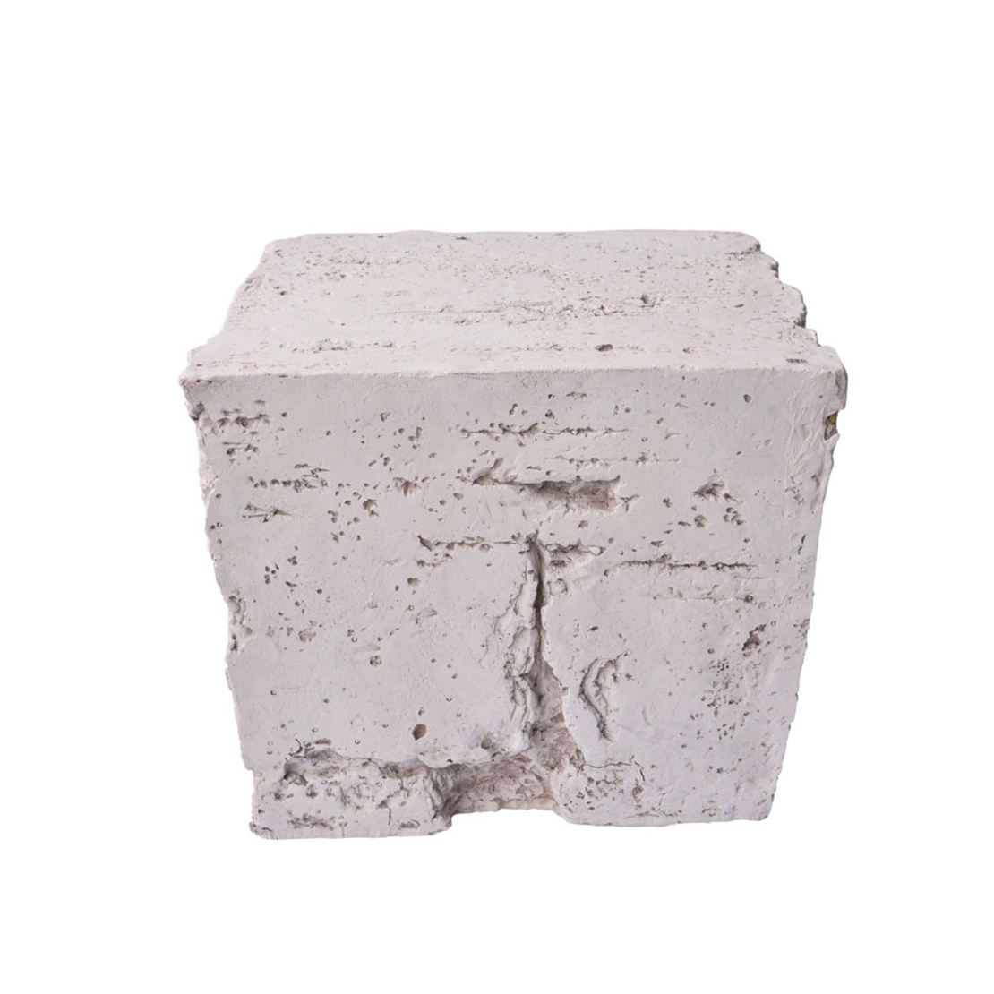 ZEUS SIDE TABLE GREY 51x40,5xH46cm PRC