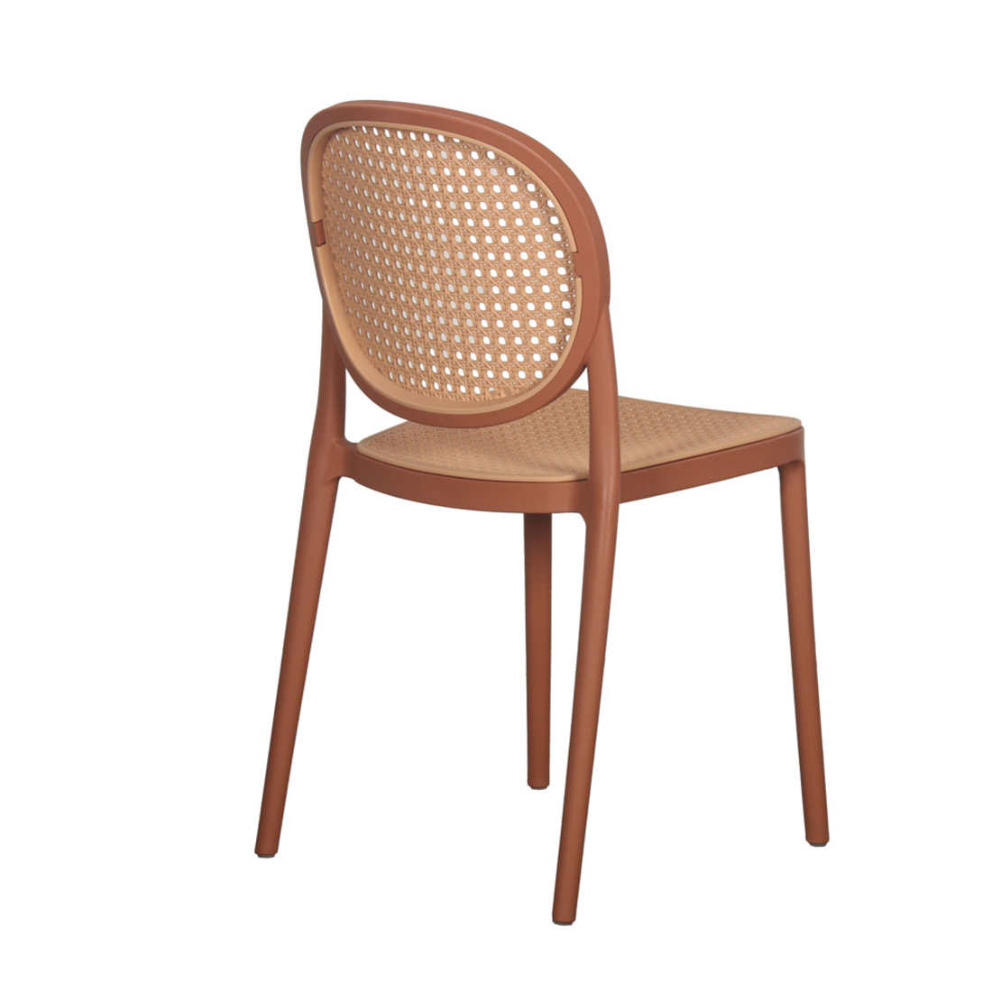 RATTI CHAIR PP TERRACOTTA NATURAL PRC