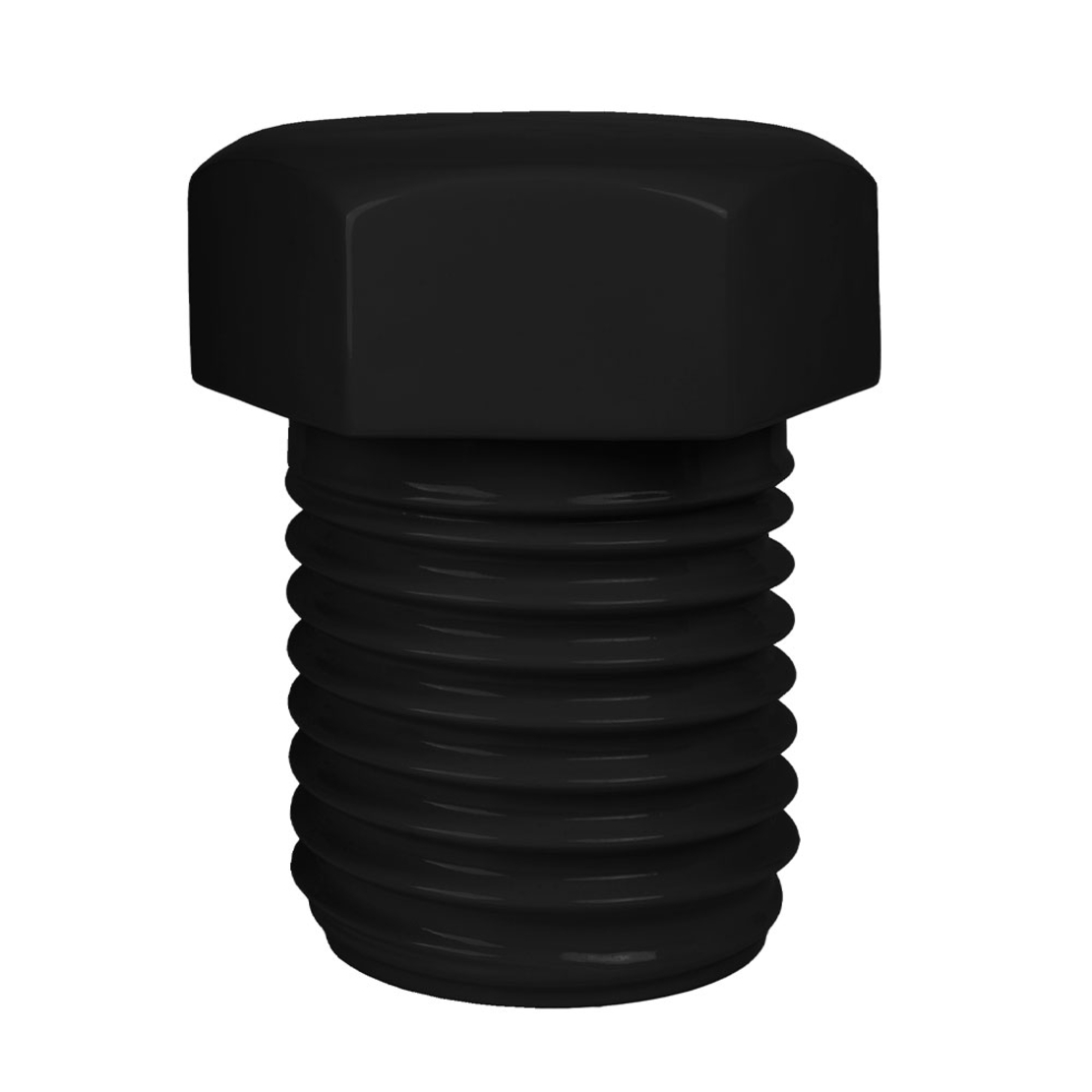 SCREW STOOL POLYRESIN BLACK PRC