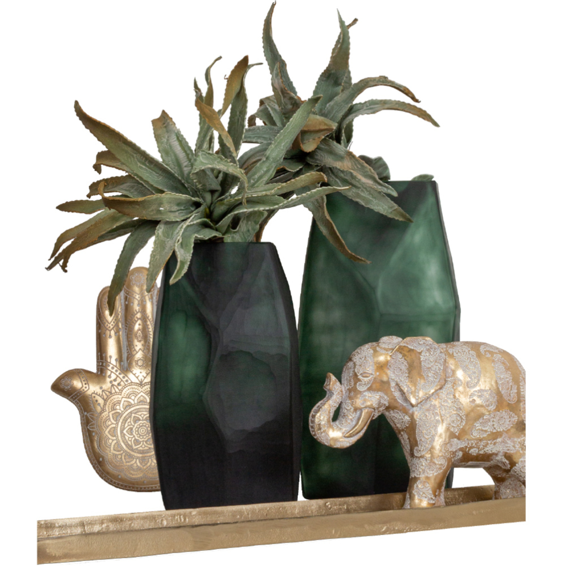 STELLA TRAY ALUMINIUM GOLD 79x13xH3cm IN
