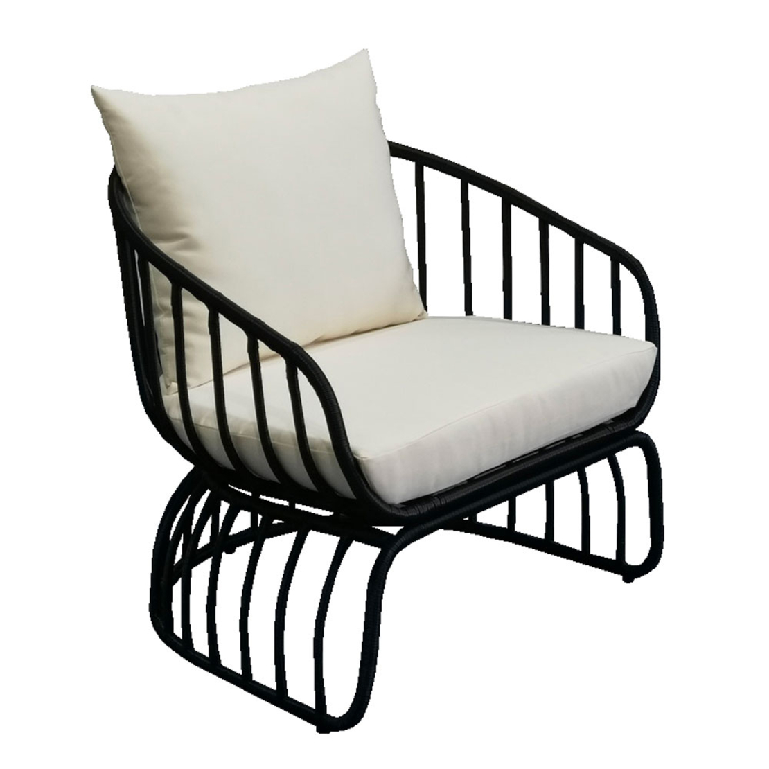 MISA ARMCHAIR RATTAN BLACK 78x85xH75cm PRC