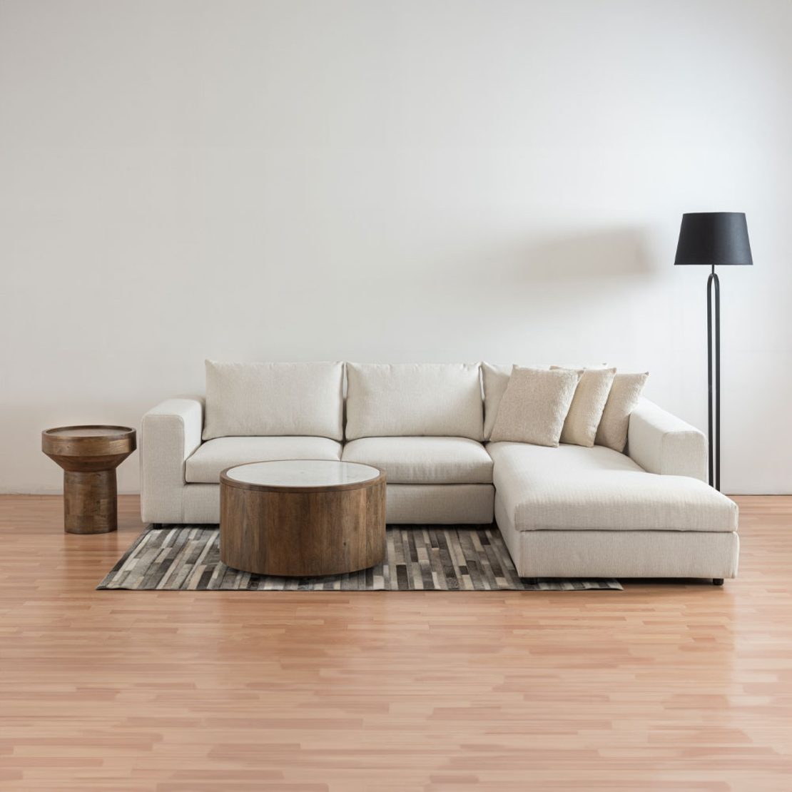ABU DHABI COFFEE TABLE WOOD MANGO WALNUT WHITE MAR