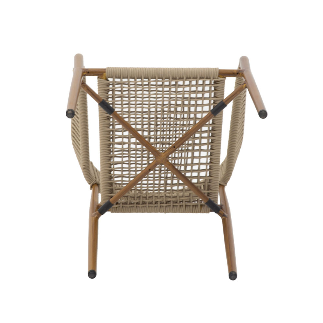SCORPION ARMCHAIR ALUMINIUM NATURAL 56x57,5xH76cm PRC