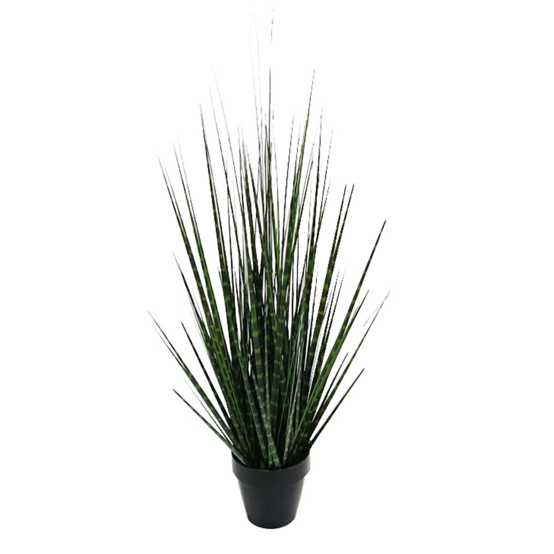 DARK PURE GRASS ARTIFICIAL PLANT IN POT PVC GREEN