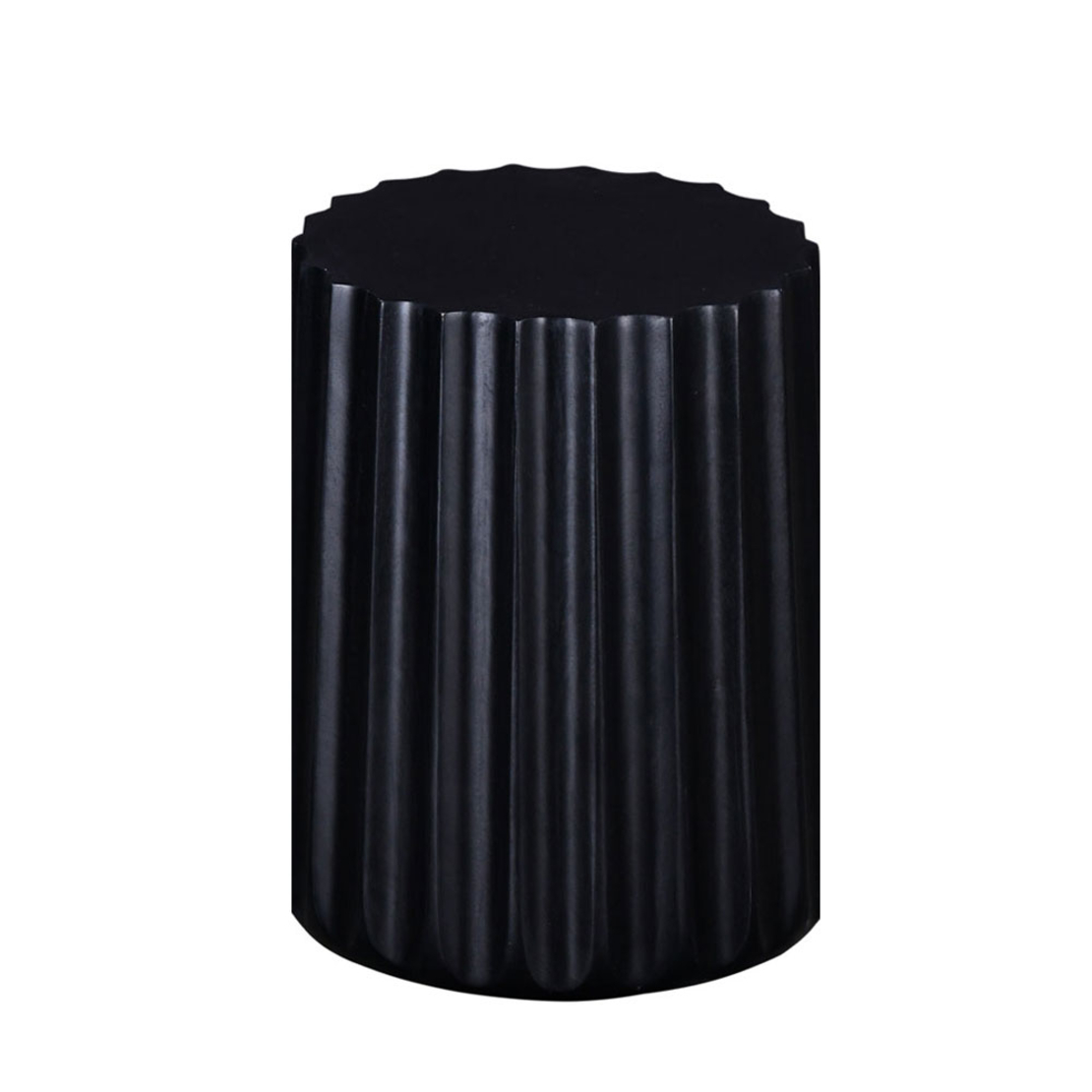 ROMAN SIDE TABLE WOOD MANGO BLACK 36x36xH49cm IN