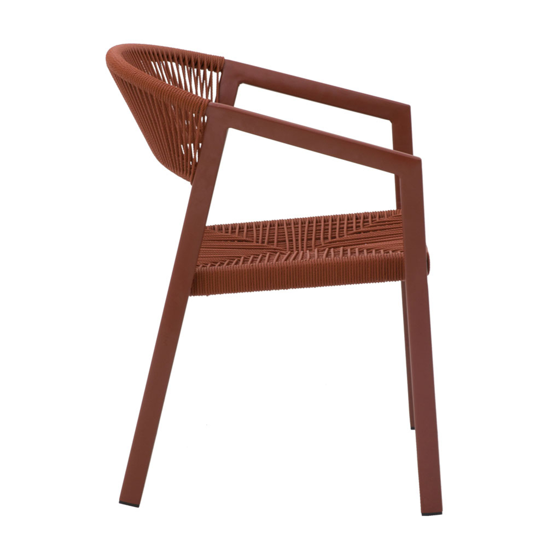 MAGIC ARMCHAIR ALUMINIUM TERRACOTTA 56x59,5xH80cm PRC