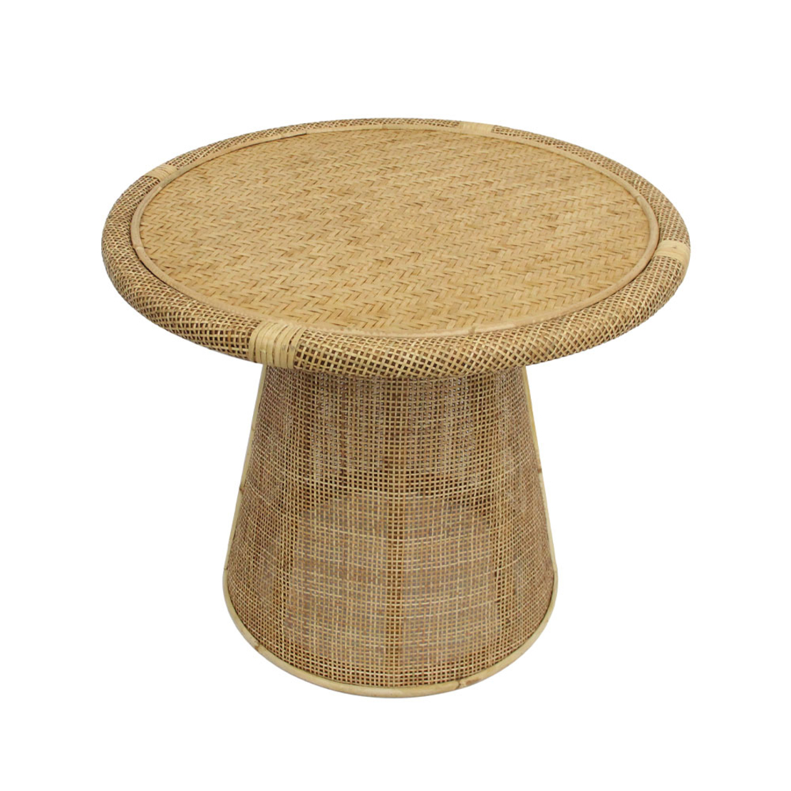 KAMIRA SIDE TABLE RATTAN NATURAL MDF 59x59xH49,5cm