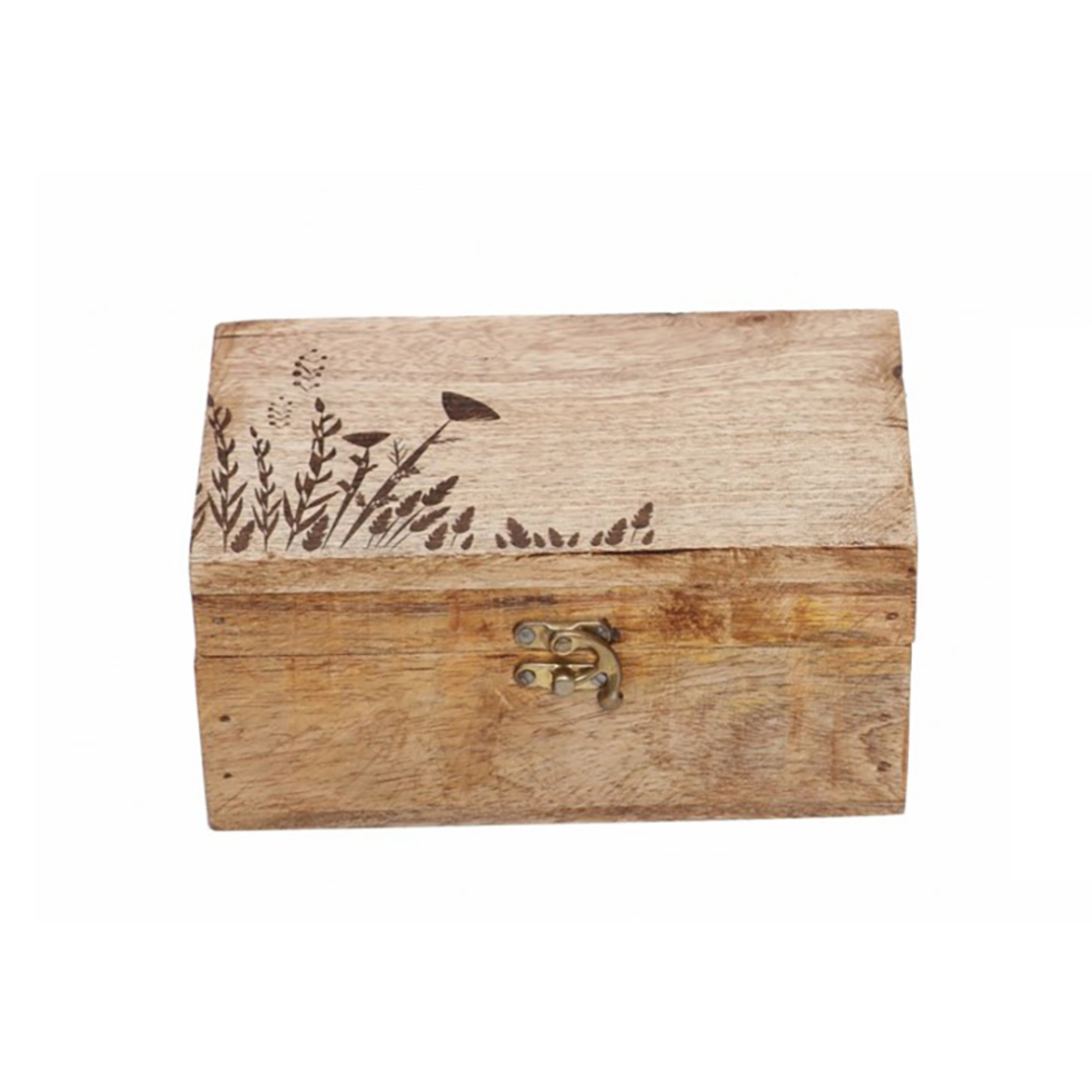 DESA L BOX STORAGE WOOD MANGO NATURAL 12x10xH20cm