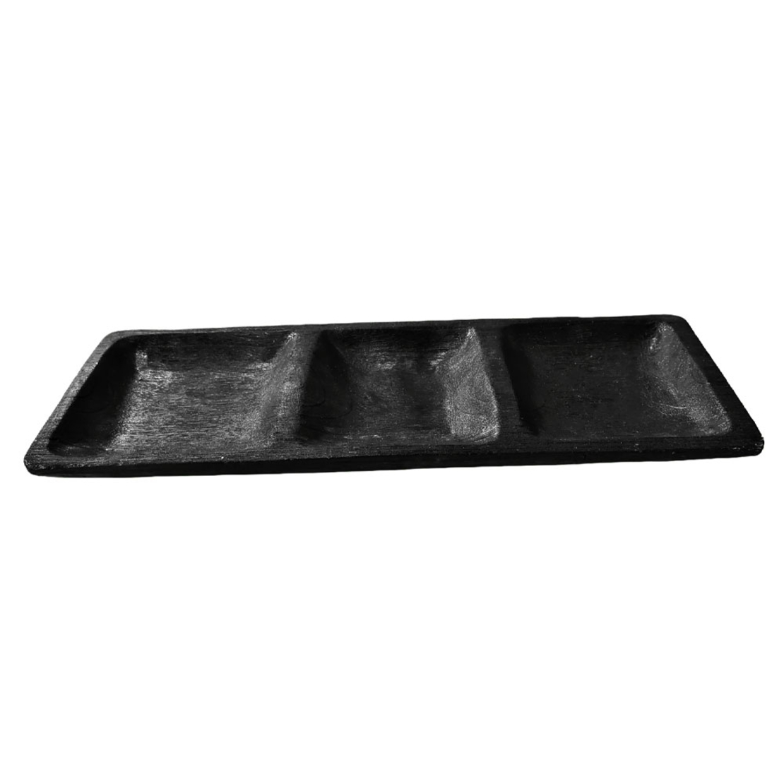 NUBIA TRAY WOOD BLACK 65x23xH5cm PRC