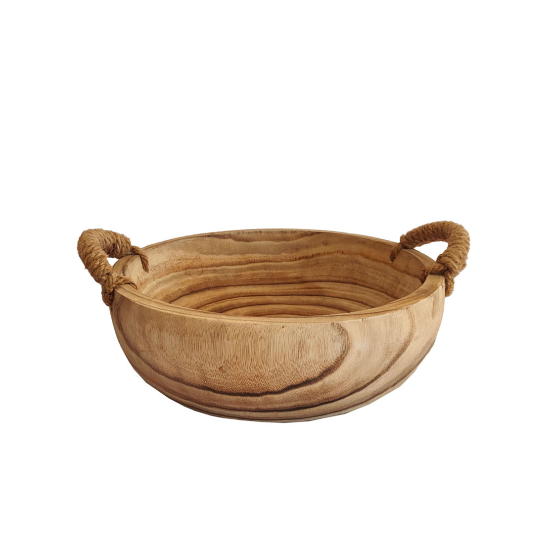 KENGO BOWL WOOD NATURAL 35x35xH12cm PRC